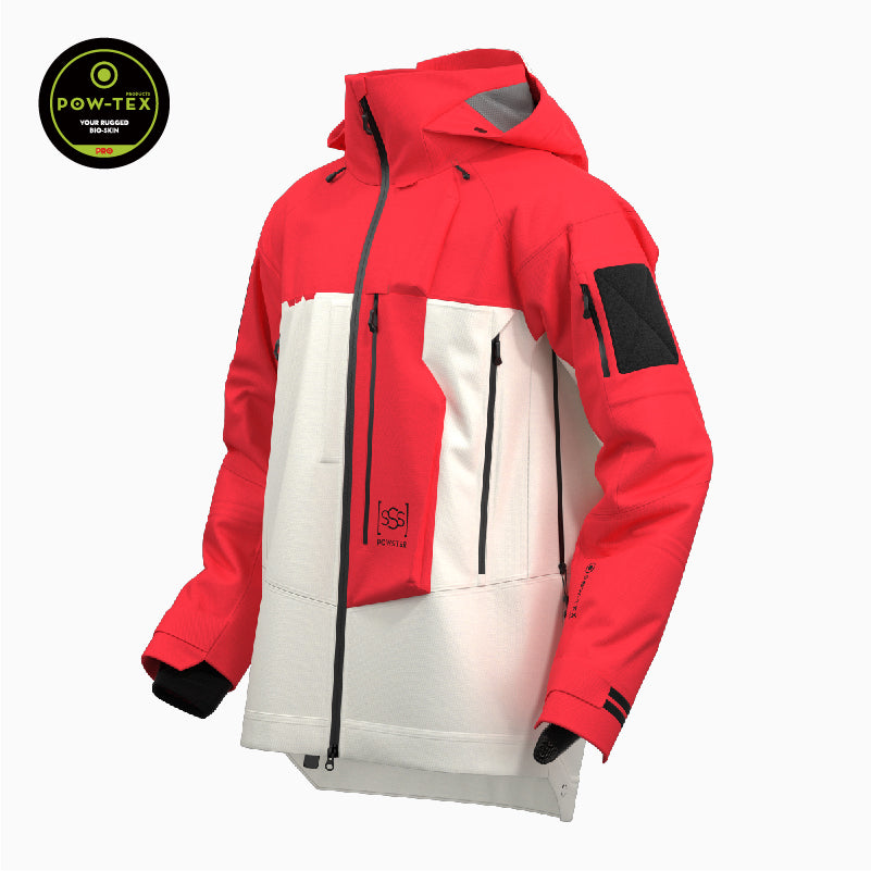 Cruiser Ski Jacket Mecha Red and White