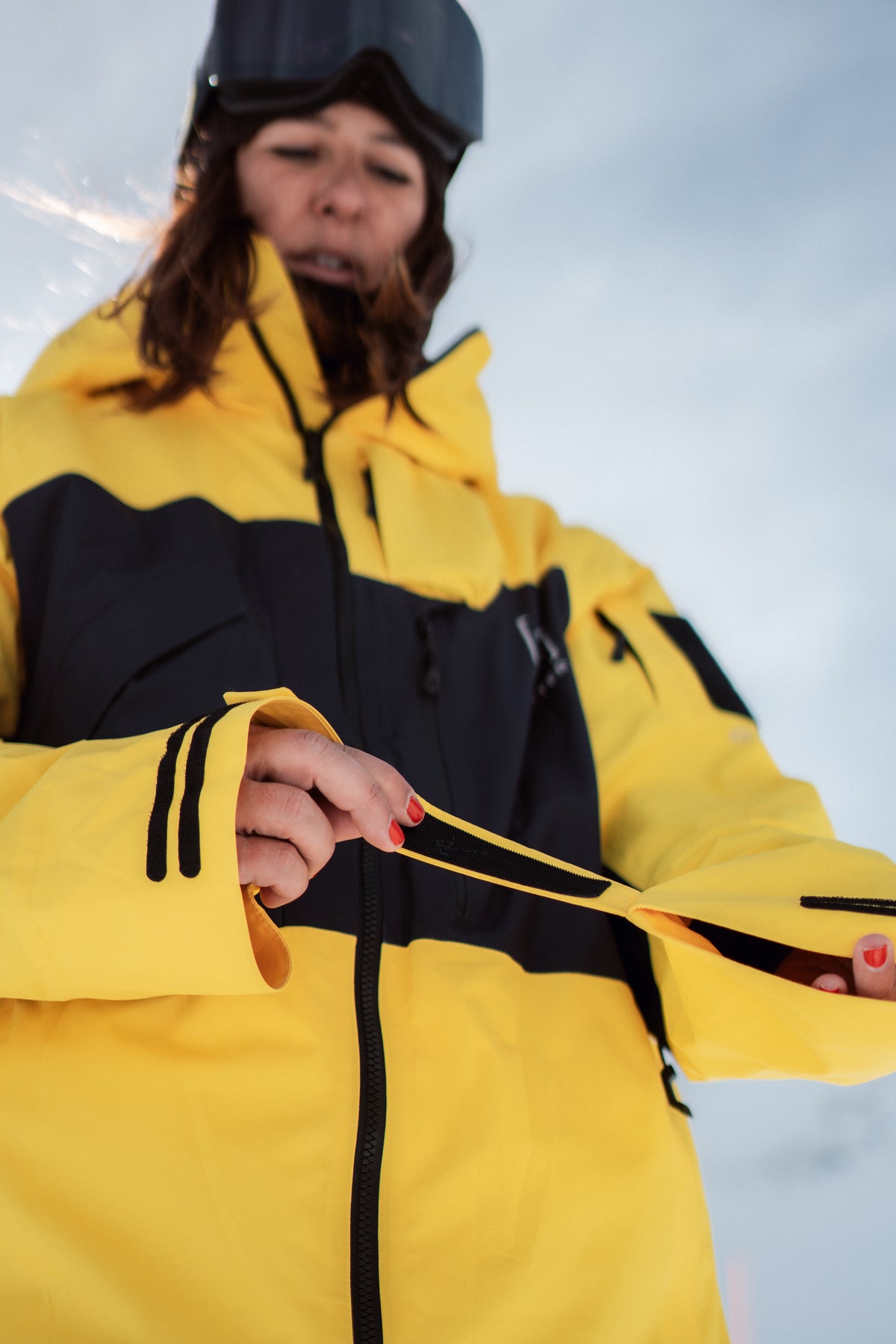 Vanguard Ski Jacket Thermal Insulation Beeswax Yellow and Black