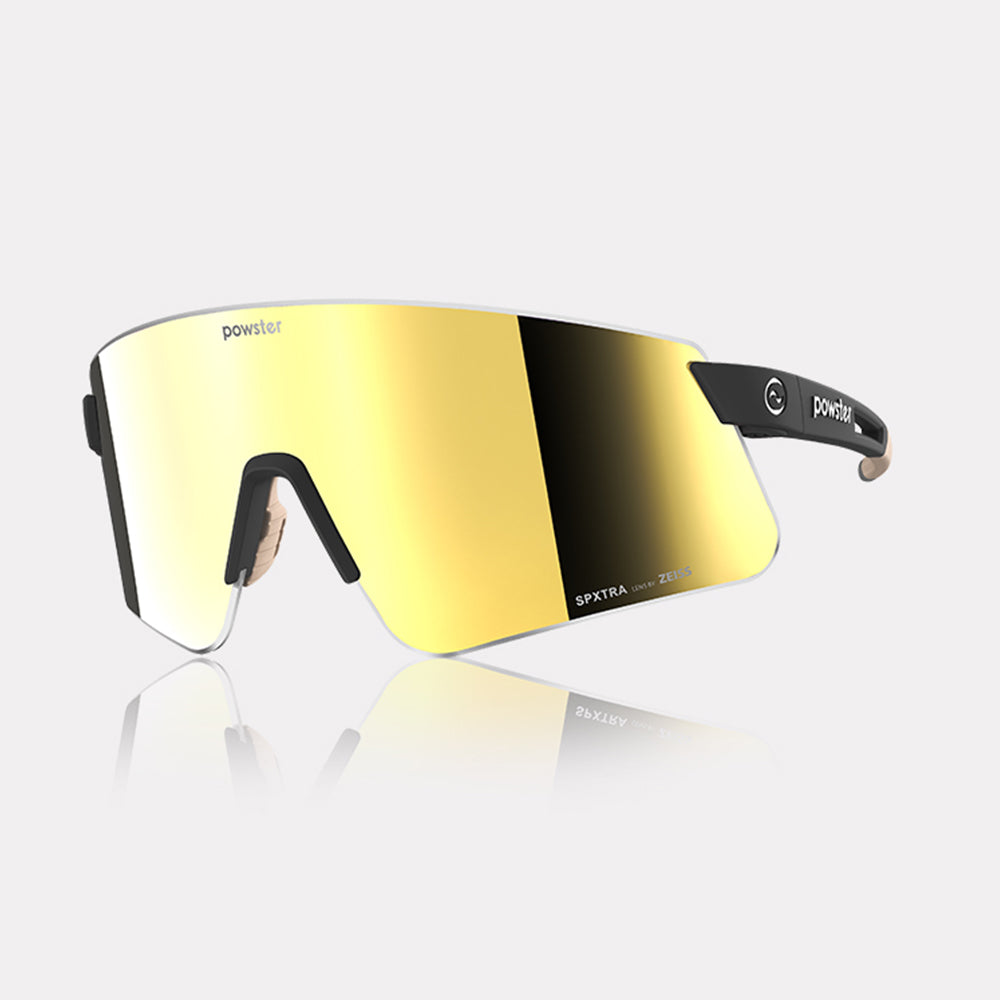 Powster Sonica Glaases RacingGold Black Frame