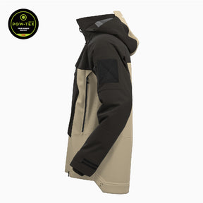 Cruiser Ski Jacket  Earth Dust Khaki and Black