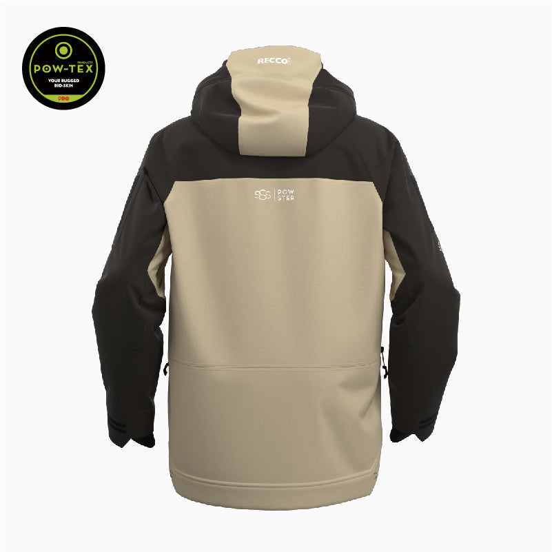 Cruiser Ski Jacket  Earth Dust Khaki and Black