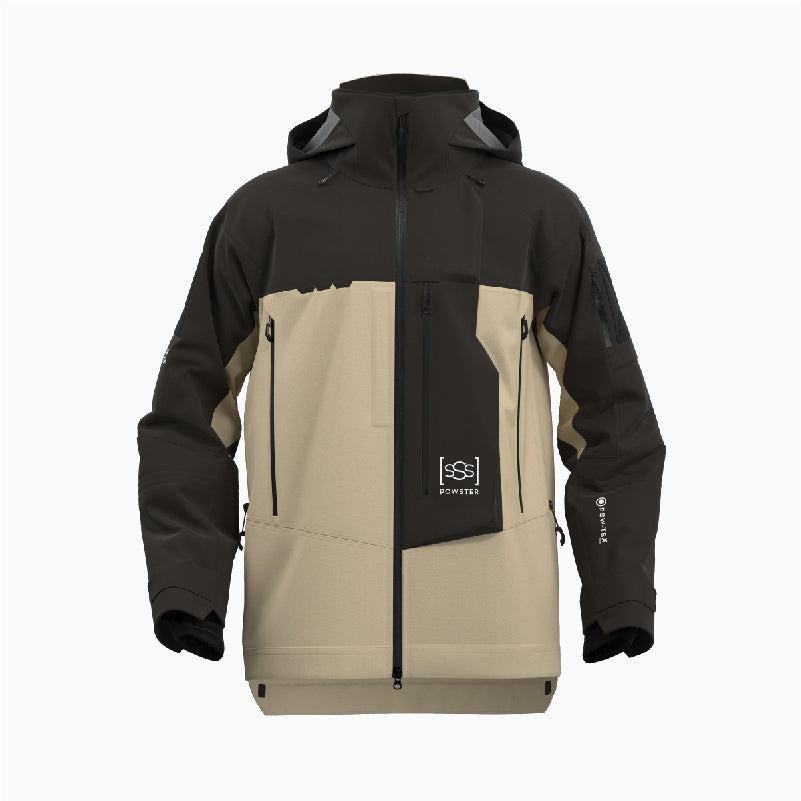 Cruiser Ski Jacket  Earth Dust Khaki and Black