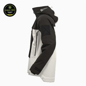 Powster Cruiser Black/White Ski Jacket Side