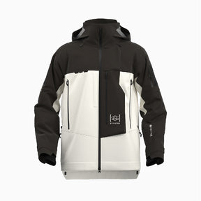 Powster Cruiser Black/White Ski Jacket Front