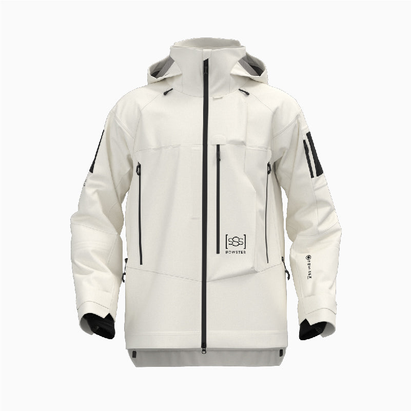 Powster Cruiser White Ski Jacket Front