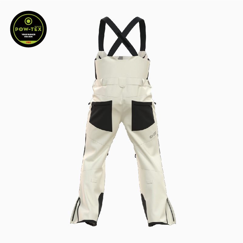 Cruiser Ski Bibs  Panda Black and White