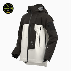 Powster Cruiser Black/White Ski Jacket Side