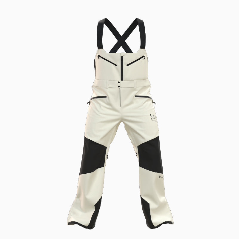 Cruiser Ski Bibs  Panda Black and White