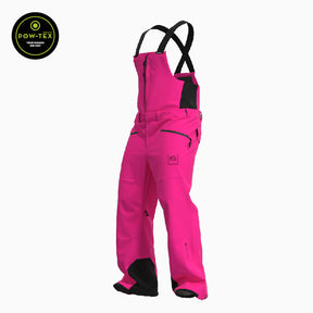 Vanguard Ski Bibs Mountains Pink and Black