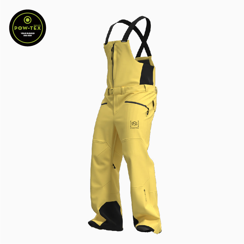 Vanguard Ski Bibs Beeswax Yellow and Black