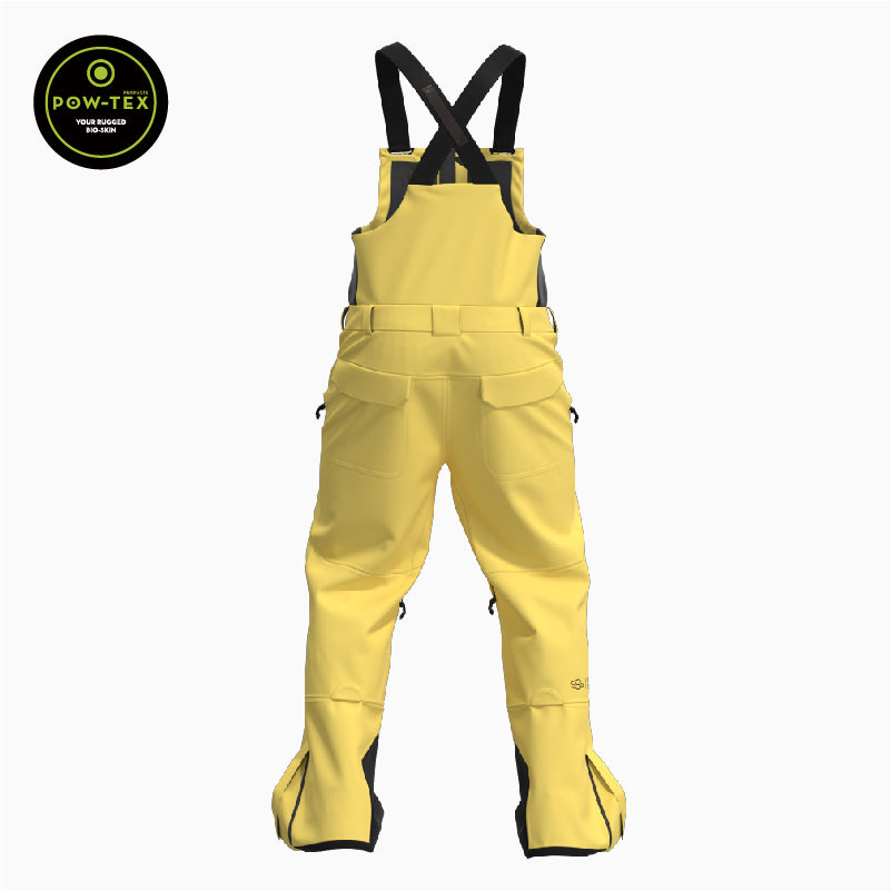 Vanguard Ski Bibs Beeswax Yellow and Black