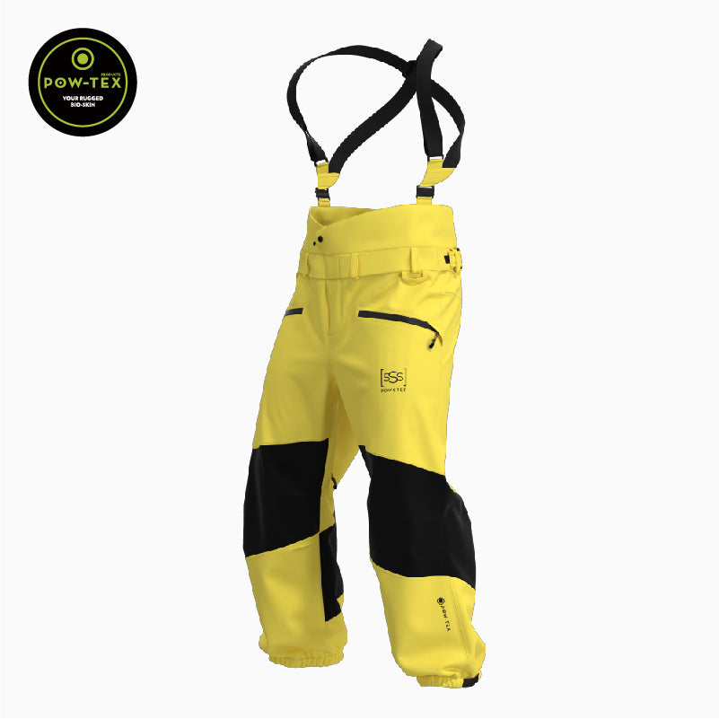Explorer Ski Bibs Beeswax Yellow and Black