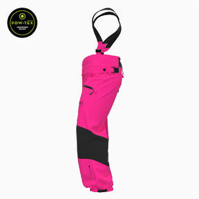 Explorer Ski Bibs Alpine Pink and Black
