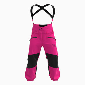 Explorer Ski Bibs Alpine Pink and Black