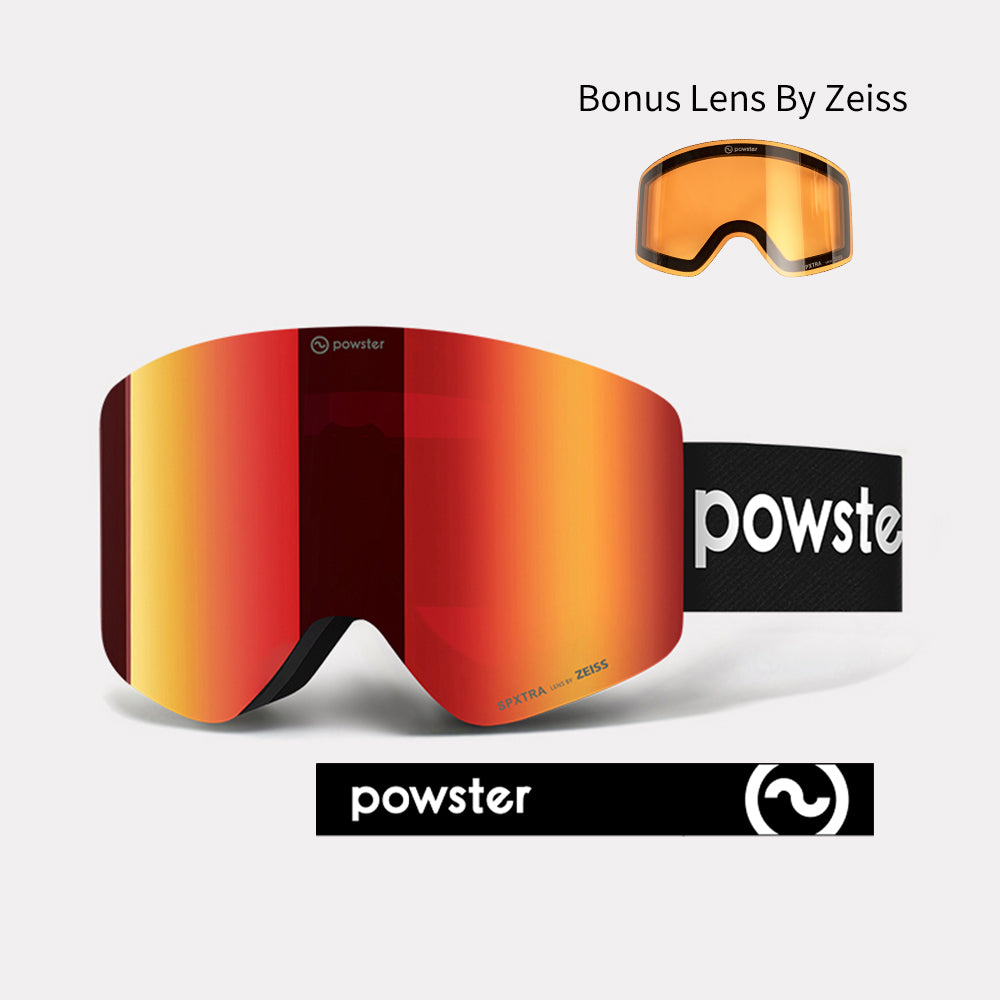 Powster Asteroid ZEISS Bonus Lens Ski Goggles