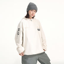 MUZ Polar Fleece Hooded Ski Sweatshirt