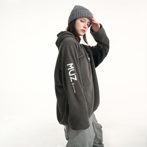 MUZ Polar Fleece Hooded Ski Sweatshirt