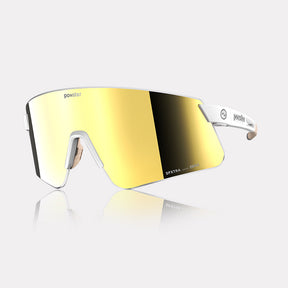Powster Sonica Glaases RacingGold White Frame