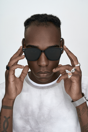 Teddy Grey Oversized Sunglasses